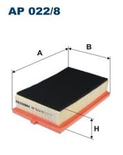 Image of FILTRON AP 022/8 AIR FILTER FOR FIAT