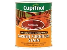 Image of Cuprinol 5158523 Softwood & Hardwood Garden Furniture Stain Mahogany 750ml