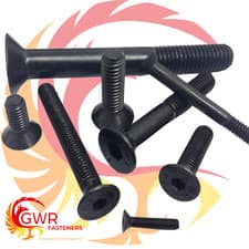 Image of M2 M2.5 M3 M4 M5 M6 SOCKET COUNTERSUNK SCREWS 10.9 HT CSK HEX ALLEN KEY BOLTS