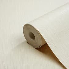 Image of Grandeco Lustre Off White Silver glitter effect Textured Wallpaper