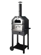Image of Outdoor Pizza Oven - 190cm Standing Wood Fired/Charcoal BBQ  - Cheap, Good Value
