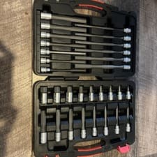 Image of Sealey Hex Socket Bit Set 30pc 3/8"Sq Drive - Platinum Series AK89000
