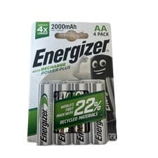 Image of 4x AA Energizer 2000 mAh ACCU Recharge Power Plus rechargeable Batteries