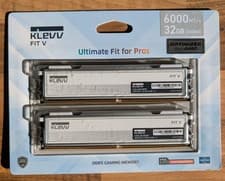 Image of KLEVV FIT V DDR5 32GB (2x 16GB) 6000MH/z CL30 Gaming Memory RAM Kit | White