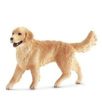 Image of SCHLEICH Farm World Female Golden Retriever Dog Toy Figure