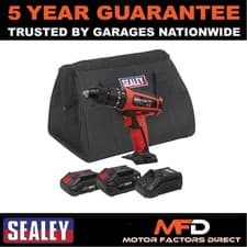 Image of Sealey SV20 Series 13mm Cordless Combi Drill Kit 20V 2 Batteries CP20VDDKIT
