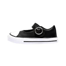 Image of Converse Toddler All Star Mary Jane Slip On Trainers / Black White / RRP £32