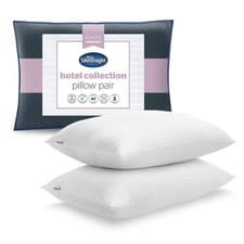 Image of Silentnight Hotel Collection Pillows 2 Pack Soft Neck Support Luxury Bed Pillows