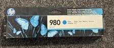 Image of HP D8J07A 980 Original Ink Cartridge, Cyan, Single Pack