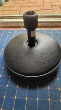Image of NEW 7Kg / 7 Litre Capacity Water Filled Garden Parasol / Umbrella Base in Black
