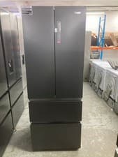 Image of Haier HFR5719ENPB 70cm Frost-Free American Fridge Freezer Slate Black
