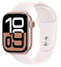 Image of Apple Watch Series 10 Smartwatch GPS + Cellular 42mm Rose Gold Blush S/M