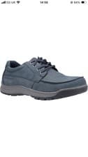 Image of Hush Puppies Classic Lace Shoe For Men (Tucker) in Navy, size 7