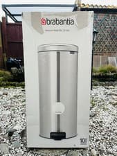 Image of Brabantia Newlcon Pedal Bin 30lt Fresh White ❗️please Read Description ❗️