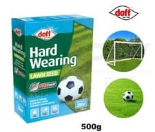 Image of Doff 500g Hardwearing Lawn Seed With Procoat Fast Acting Durable Cover Upto 20m2