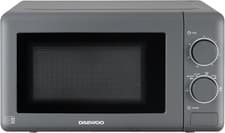Image of Daewoo 20L 800W Manual Microwave 5 Power Setting 30Min Timer Defrost Grey