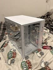 Image of Corsair 220T RGB Mid-Tower PC Case White with 3 RGB Cooling Fans CASE ONLY