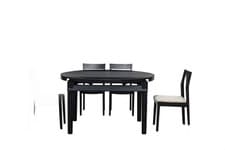 Image of Round Table Dining Room Wooden Round Tables Designer Original Wood Folding Set New