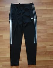 Image of Adidas Tiro 21 Womens Track Pants Sz Small Black Stripes Aeroready GM7310 NWOT