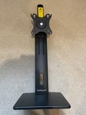 Image of Startech Free Standing Single Monitor Mount - Height Adjustable Monitor Stand