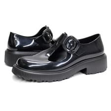 Image of Women's Melissa Jackie Mary Jane Shiny Black Dress Shoes - Size 7