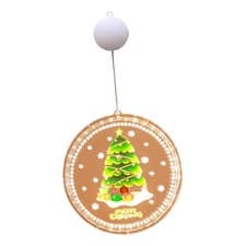 Image of Christmas Window Light Decoration Christmas Pendant Atmosphere Light Party
