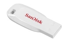 Image of SanDisk Cruzer Blade 16GB USB Flash Drive White, Brand New in Orig. Packaging