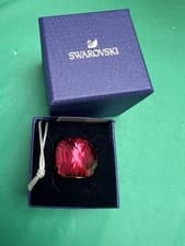 Image of New Swarovski nirvana Red ring 52 Brand New In Box Genuien❤️🎁💕