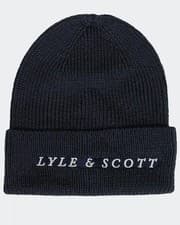 Image of Lyle & Scott Ribbed Beanie - Z271 Dark Navy