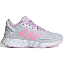 Image of Adidas Duramo 10 K Youth Girls Running Shoe Dash Gray PInk Bliss Lilac Sz 7 New