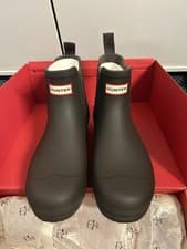 Image of Hunter OG Chelsea Bt Sn54 UK10 Choc Brown - Brand New Never Worn