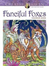 Image of Creative Haven Fanciful Foxes Coloring Book by Marjorie Sarnat