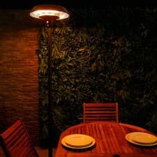 Image of Charles Bentley Electric Floor Standing Patio Heater 2000W - Black
