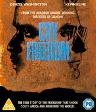 Image of Cry Freedom Blu-ray (2021) Kevin Kline, Attenborough (DIR) cert PG ***NEW***