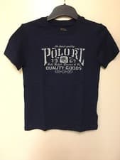 Image of Polo Ralph Lauren: Cotton Jersey Graphic Tee{Size 6 Years}{French Blue}