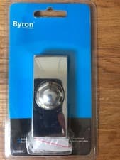 Image of BYRON 2204BC CHROME WIRED DOOR BELL PUSH