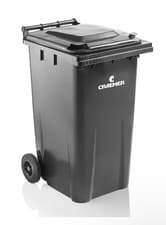 Image of Craemer 240L Black Wheelie Bin for Waste/Recycling Bins