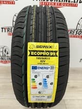 Image of 1 X 195 50 15 SONIX 195/50R15 82V BRAND NEW TYRE M+S