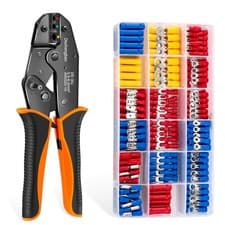 Image of Insulated Wire Terminal Crimping Pliers 0.5-6mm² Ratchet Crimping Plier