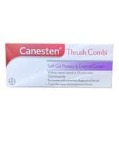 Image of Canesten Thrush Combi Soft Gel Pessary & External Cream for Thrush Treatment