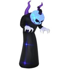 Image of Outsunny 7ft Inflatable Halloween Ghost with Horns