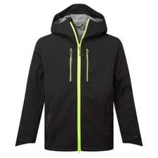 Image of Portwest Ev4 Shell Jacket S EV460BKRS Waterproof Work Jacket High Visibility