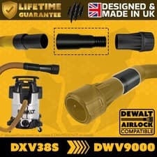 Image of DeWalt DXV38SC Vacuum Dust Extractor to DWV9000 Airlock Adapter Connector