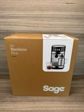 Image of Sage Bambino Plus SES500BST Espresso Coffee Machine 15 Bar 1.9L Black Steel