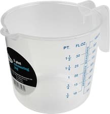 Image of Chef Aid Plastic 2 Pint Measuring Jug Chef Aid 2 Pint Measuring Jug Is Id U