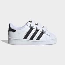 Image of Adidas Superstar CF I Infant Toddler Baby Girls (UK_3K) WHITE BRAND NEW