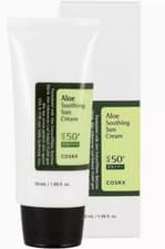 Image of COSRX Aloe Soothing Sun Cream SPF50 PA+++ 50ml - Sun Block Vegan UK