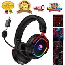 Image of Wireless Gaming Headset 2.4GHz with 7.1 Surround Sound & 45-Hour Battery