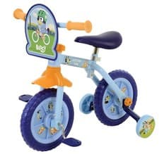 Image of BLUEY Balance Training Bike Kids 2in1 Toddler First Bicycle with Stabilisers 2+