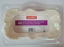 Image of Caroline 40 Non Stick Siliconised 2lb Loaf Tin Liners